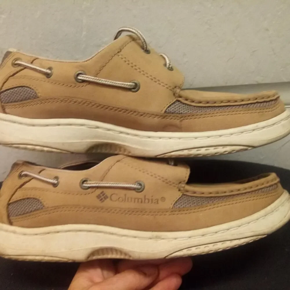 Columbia-sportswear Men's Tan Boat-shoes